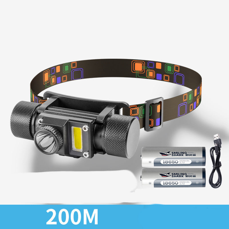 Aluminum Alloy Outdoor Charging Head Lamp