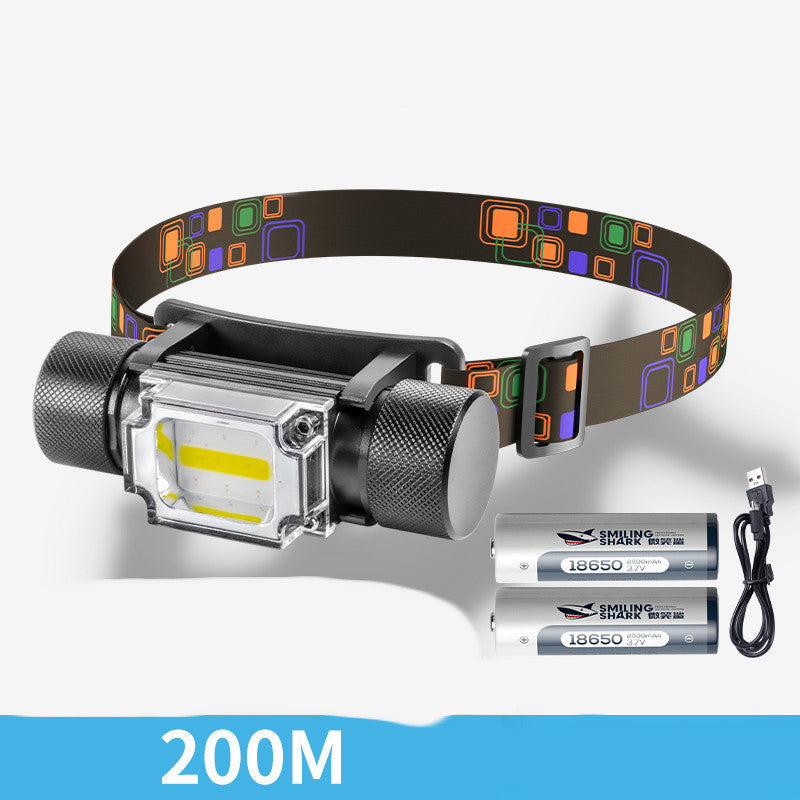 Aluminum Alloy Outdoor Charging Head Lamp